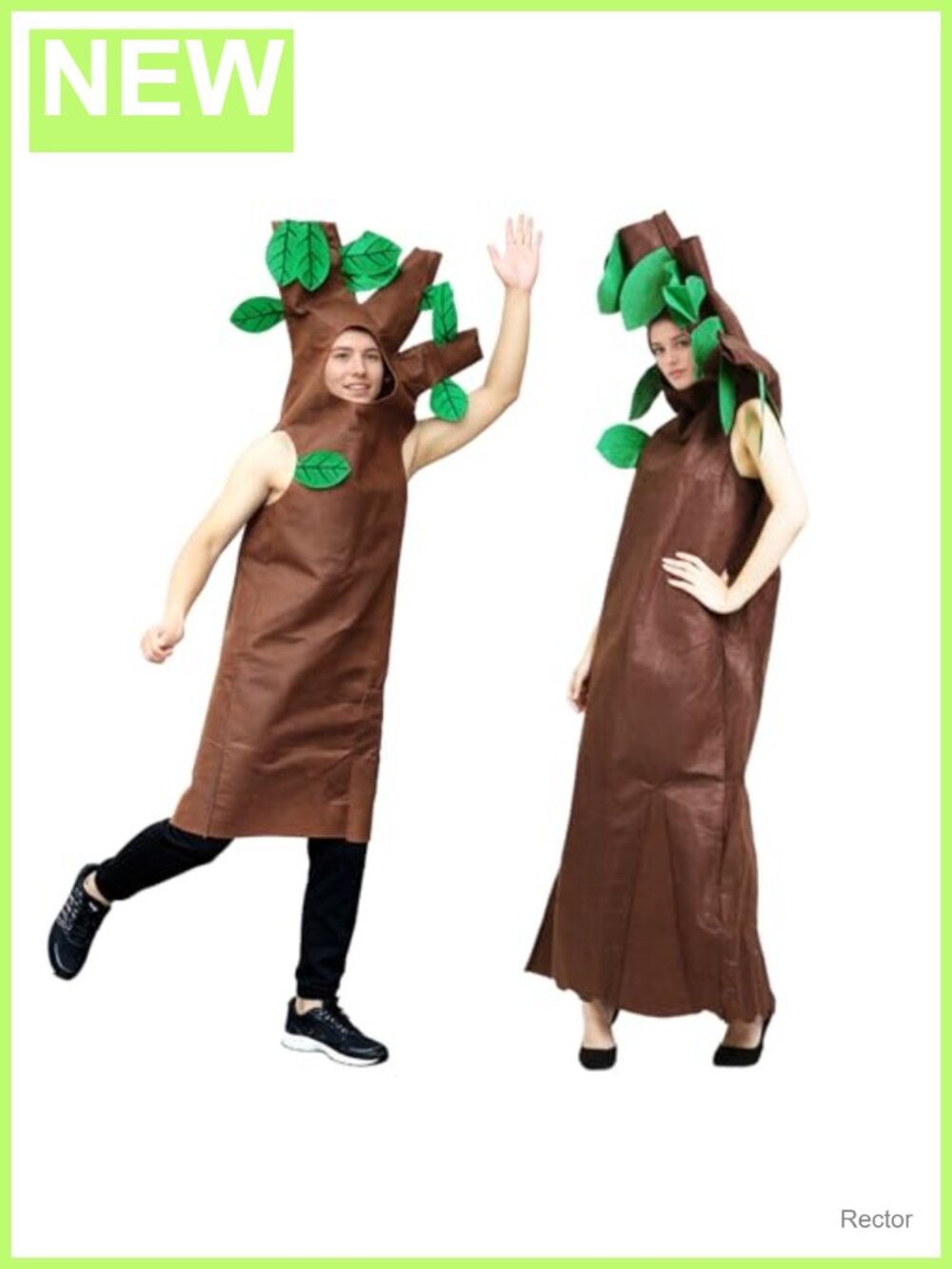 Adults Tree Costume Non Woven Cloth Halloween Stage Performance Role Play